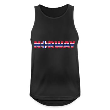 Norway - Men's Breathable Tank Top - black - Front - Nick (188cm)