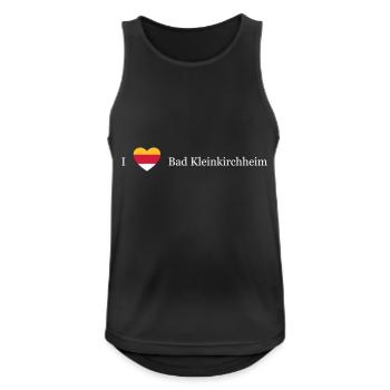 Carinthia Heart Bad Kleinkirchheim white - Men's Breathable Tank Top - black - Front - Nick (188cm)
