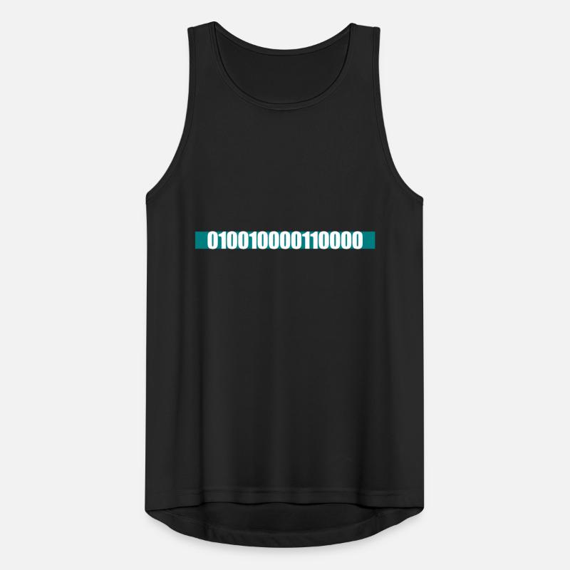 Binär Code Programm Sprache Männer Tank Top atmungsaktiv