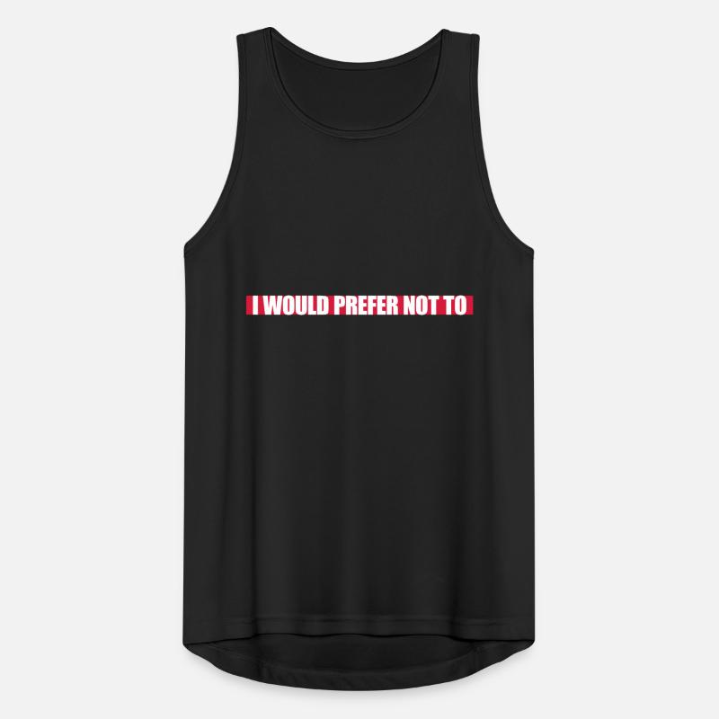 I prefer not to Männer Tank Top atmungsaktiv