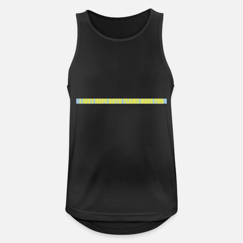 Both Teams Have Fun - Men's Breathable Tank Top - black