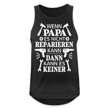 Papa nicht reparieren kann Werkzeug Maulschlüssel - Männer Tank Top atmungsaktiv - Schwarz - Vorne - Nick (188cm)