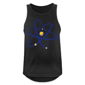 Atomique Big Bang Nerd Cadeau Atom nucléaire - Débardeur respirant Homme - noir - Devant - Nick (188cm)