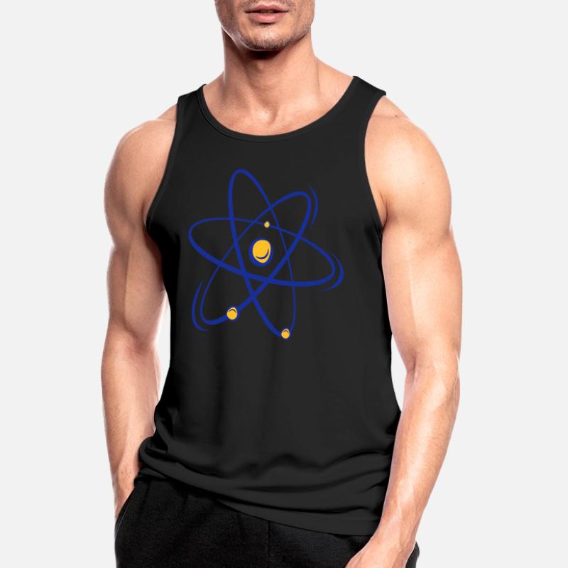 atomic Big Bang nerd Geschenk Atom Nuklear Männer Tank Top atmungsaktiv
