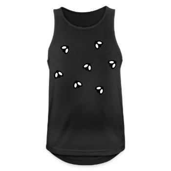 Fly - Men's Breathable Tank Top - black - Front - Nick (188cm)