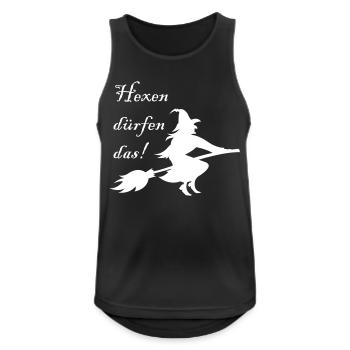 Witches are allowed to do that - Men's Breathable Tank Top - black - Front - Nick (188cm)