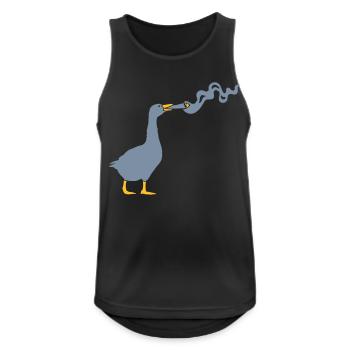 Joint Stoner Goose - Men's Breathable Tank Top - black - Front - Nick (188cm)