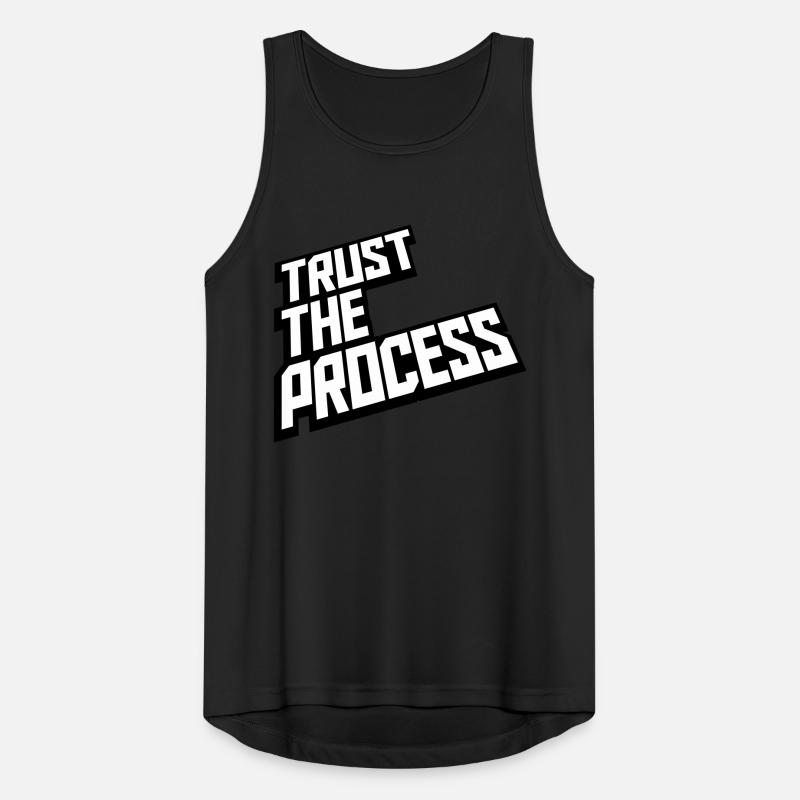 trust the process Quote Men's Breathable Tank Top