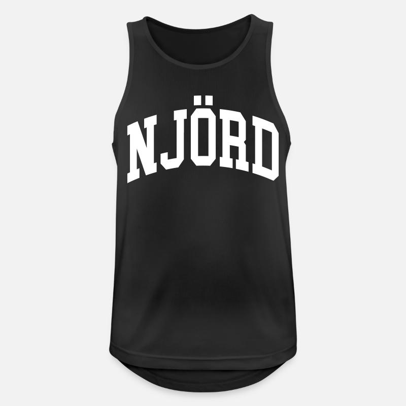 Njörd - Men's Breathable Tank Top - black