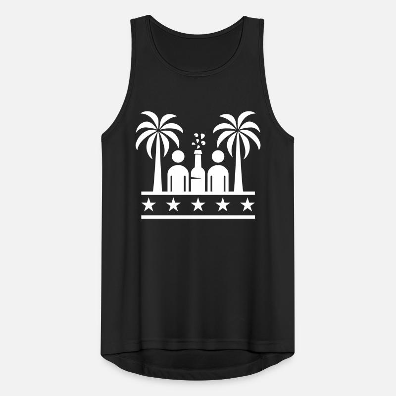 Drinking Beach Party Men's Breathable Tank Top