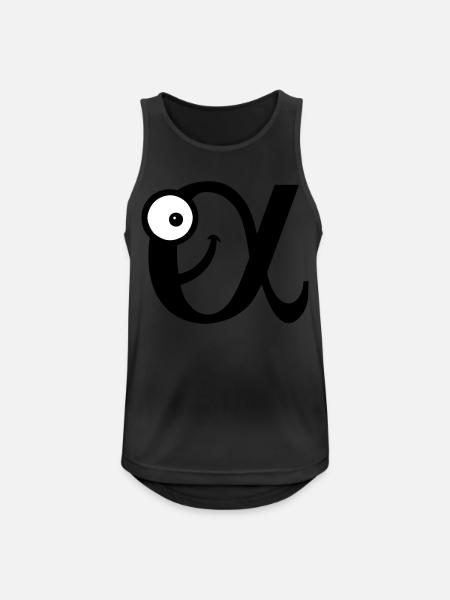 alphatier - Männer Tank Top atmungsaktiv - Schwarz