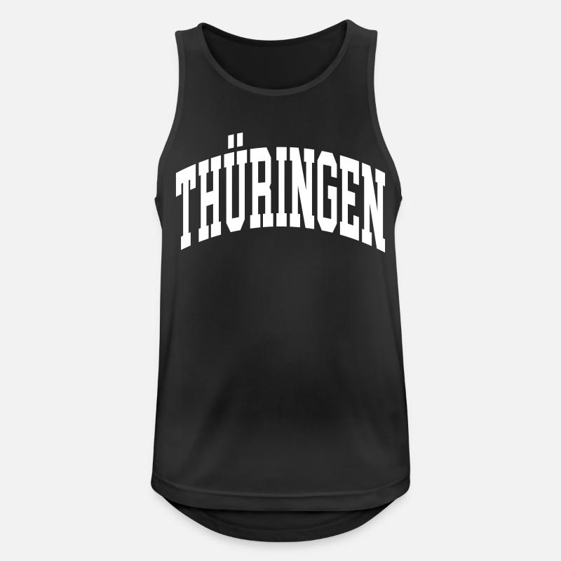 Thuringia - Men's Breathable Tank Top - black