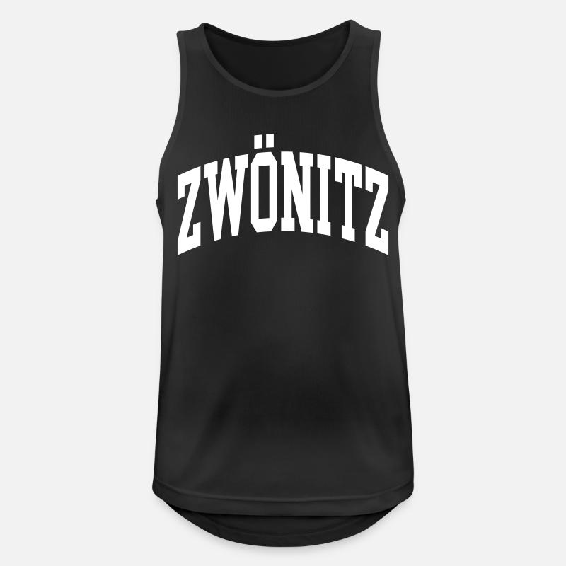 Zwönitz - Men's Breathable Tank Top - black
