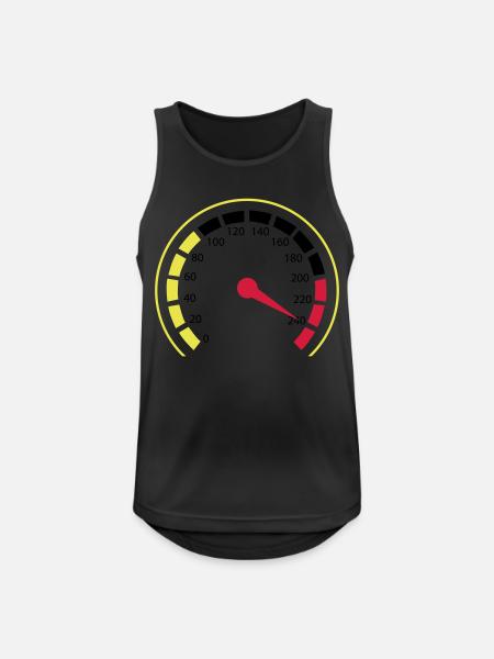speedometer - Men's Breathable Tank Top - black