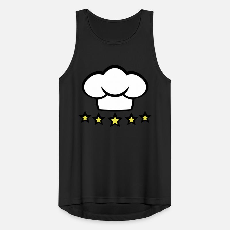 Chef Kitchen Chef’s Hat 5 étoiles Master Cool Débardeur respirant Homme