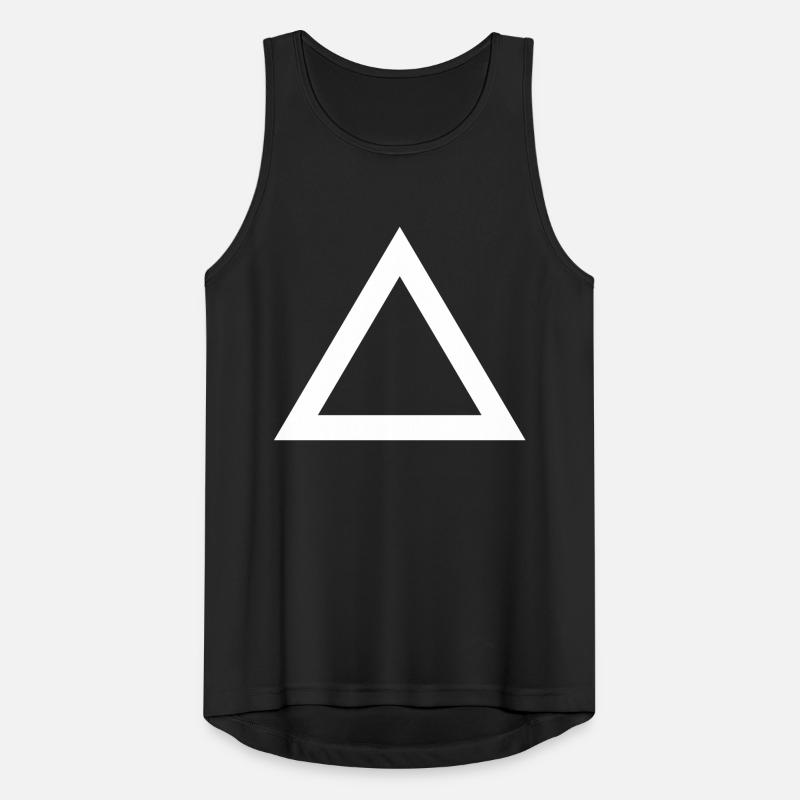 triangle Men's Breathable Tank Top