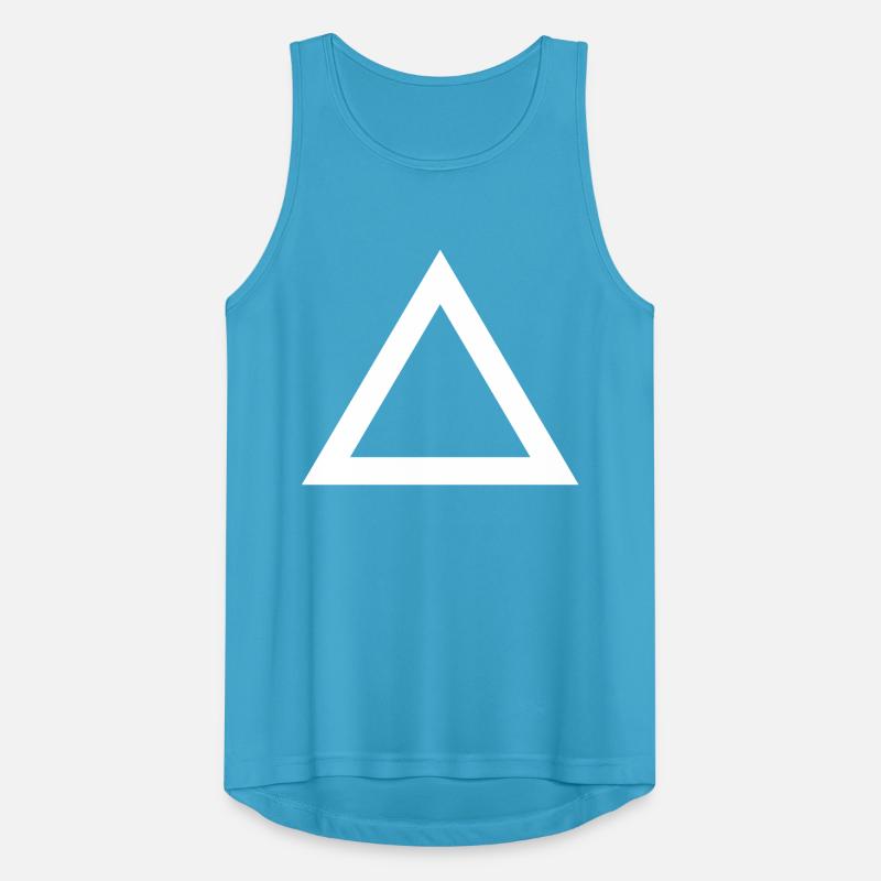 triangle Men's Breathable Tank Top