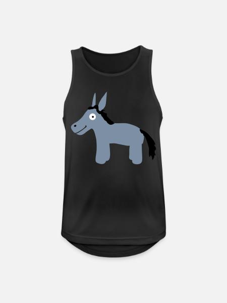 Donkey - Men's Breathable Tank Top - black