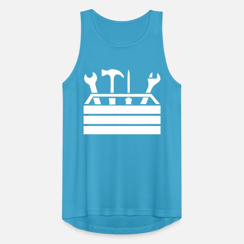 Tools Workshop Toolbox 1 Men's Breathable Tank Top