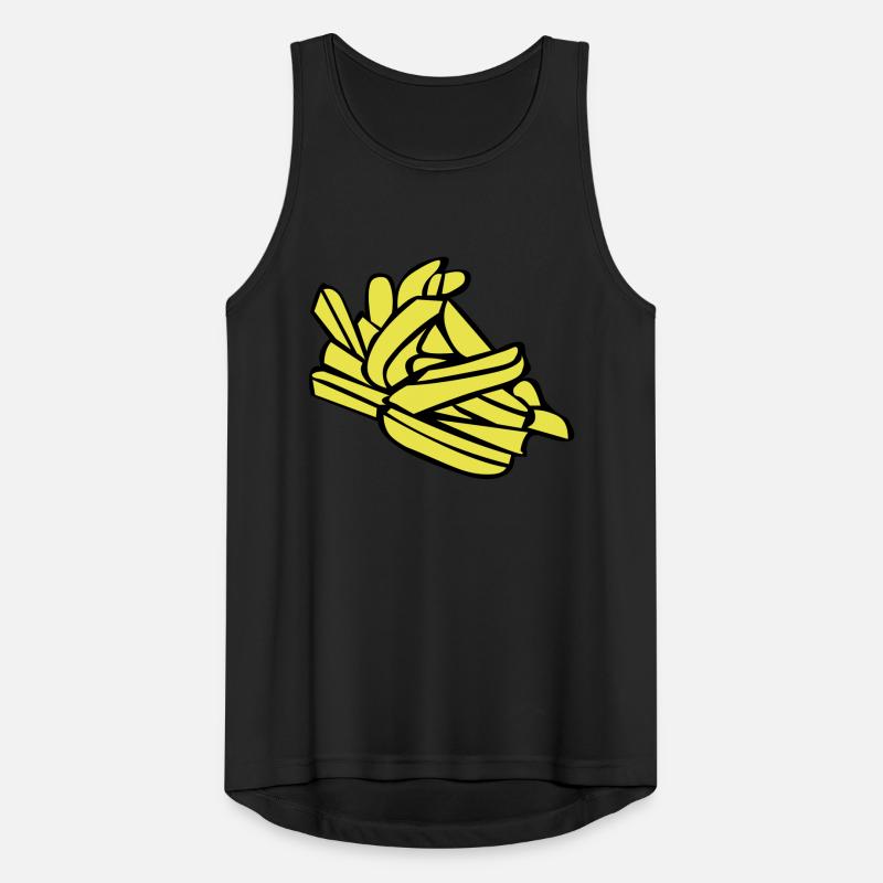Pommes frites oder Chips Männer Tank Top atmungsaktiv