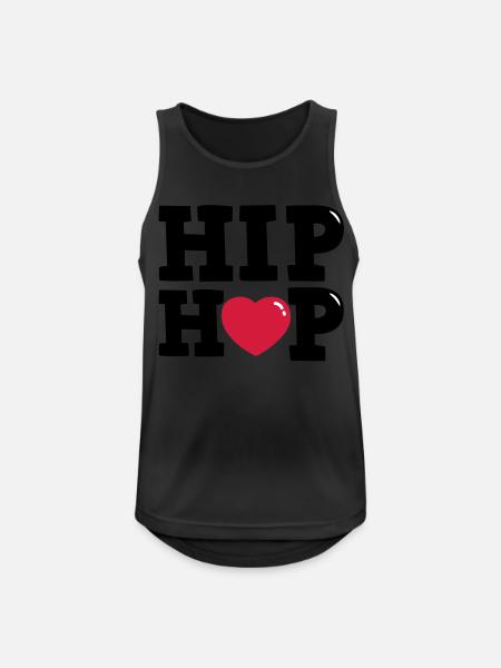 hiphop - Men's Breathable Tank Top - black