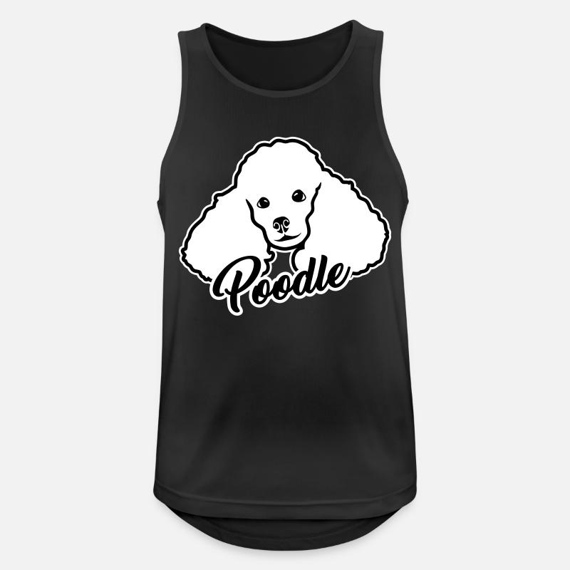 Caniche - Débardeur respirant Homme - noir