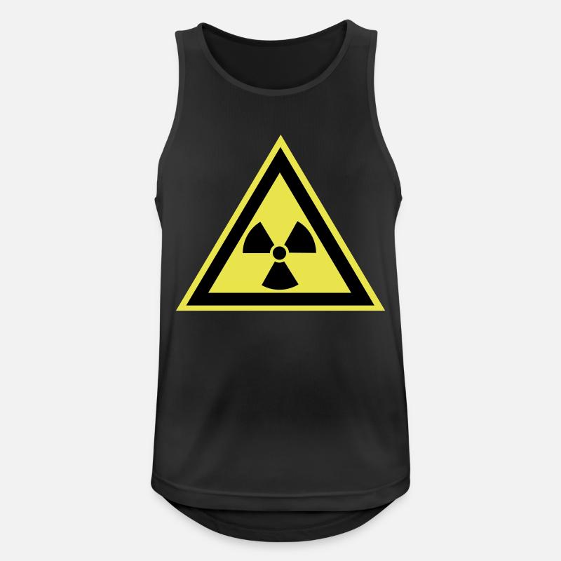 radioactive - Men's Breathable Tank Top - black