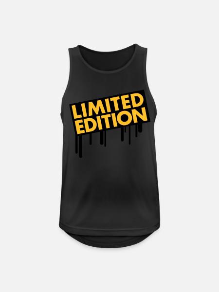 limited_edition_graffiti - Men's Breathable Tank Top - black