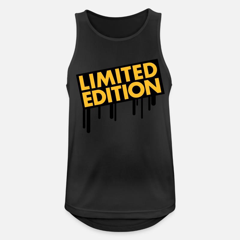 limited_edition_graffiti - Men's Breathable Tank Top - black