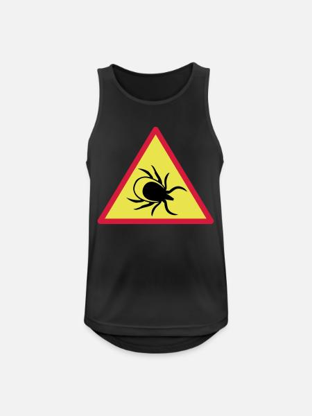 Attention ticks - Men's Breathable Tank Top - black