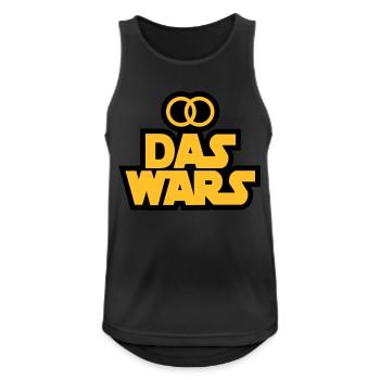 Das Wars - Männer Tank Top atmungsaktiv - Schwarz - Vorne - Nick (188cm)