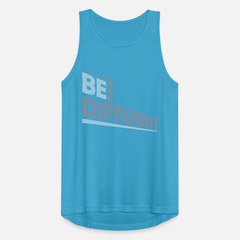 Be different Logo Design Men's Breathable Tank Top