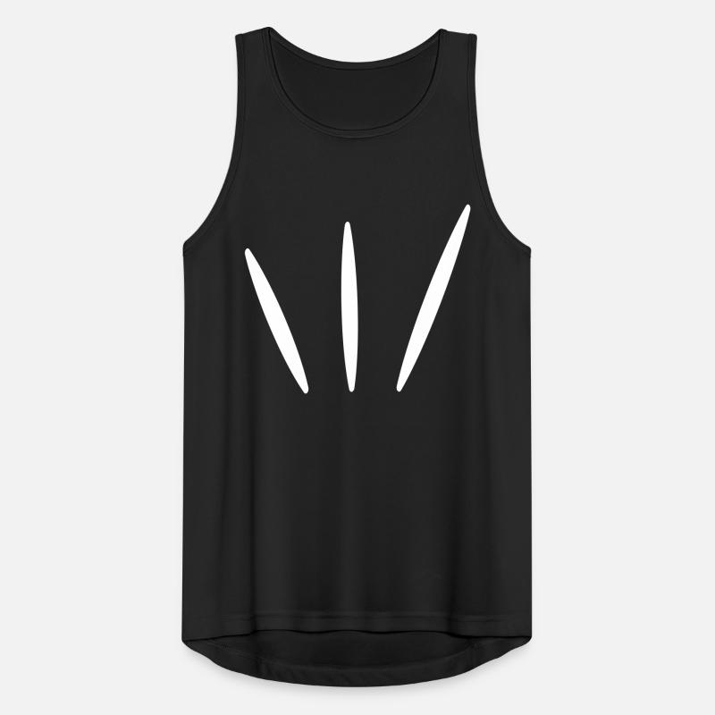 3 rays | Glow | Vectorgraphic Men's Breathable Tank Top