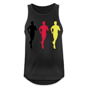 Jogging Germany - Men's Breathable Tank Top - black - Front - Nick (188cm)