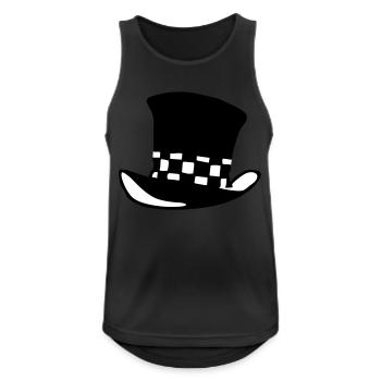 Mad Hatter - Men's Breathable Tank Top - black - Front - Nick (188cm)