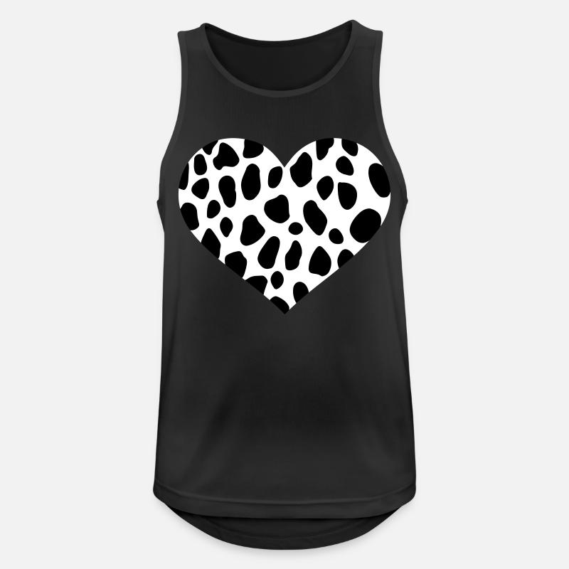 Dalmatian - Men's Breathable Tank Top - black