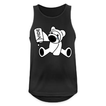 bear cub - Men's Breathable Tank Top - black - Front - Nick (188cm)