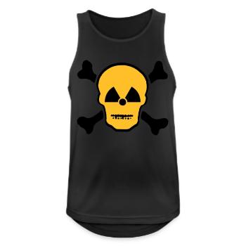 Atomic Skull - Men's Breathable Tank Top - black - Front - Nick (188cm)
