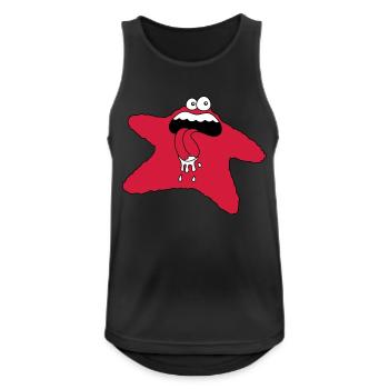 monster - Männer Tank Top atmungsaktiv - Schwarz - Vorne - Nick (188cm)