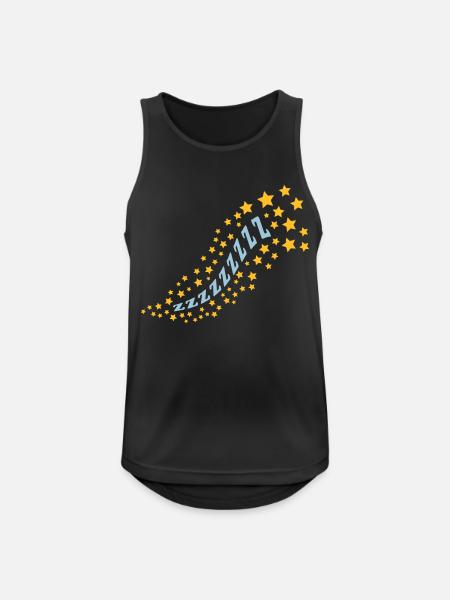 Zzzzz Sleepy - Men's Breathable Tank Top - black
