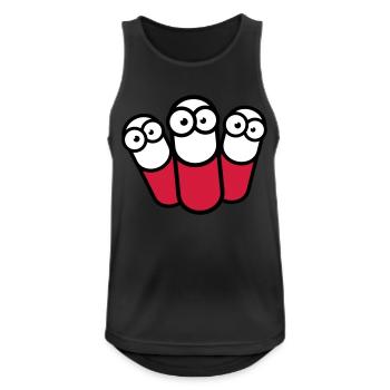 Drug Pills Team - Men's Breathable Tank Top - black - Front - Nick (188cm)