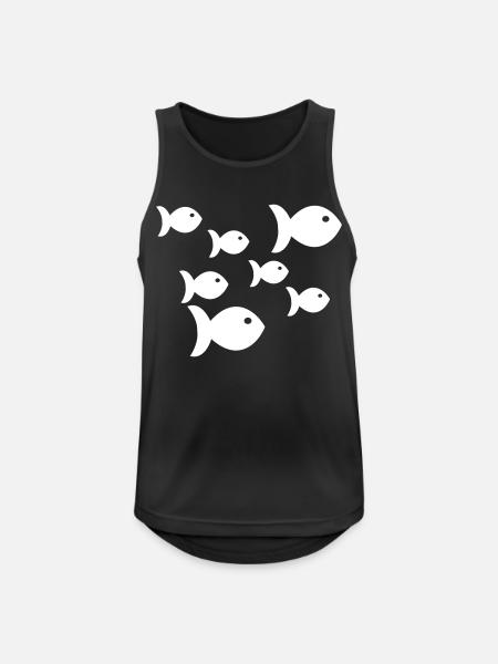 Pisces - Men's Breathable Tank Top - black