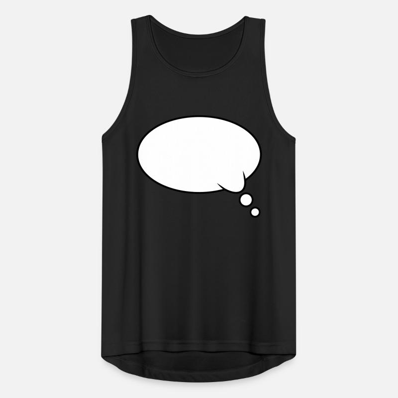 Thought Bubble Design Men's Breathable Tank Top