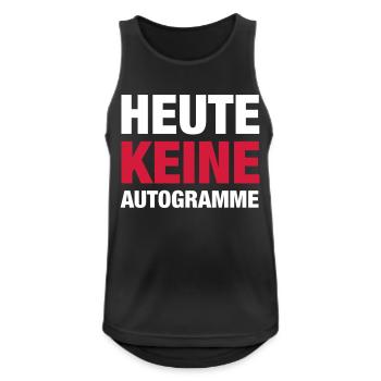 cool - Männer Tank Top atmungsaktiv - Schwarz - Vorne - Nick (188cm)