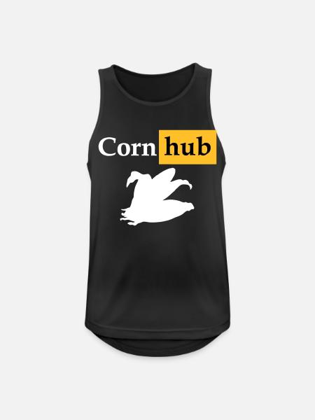 Corn hub - Men's Breathable Tank Top - black