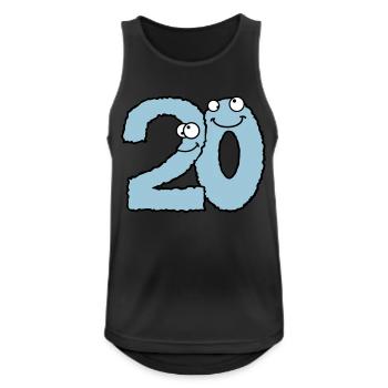 Funny 20 twenty comic monsters - Men's Breathable Tank Top - black - Front - Nick (188cm)