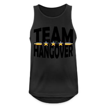 Beer bottles Team Hangover - Men's Breathable Tank Top - black - Front - Nick (188cm)