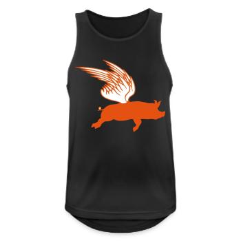 When Flying Wings Flying Pigs Can Fly - Men's Breathable Tank Top - black - Front - Nick (188cm)
