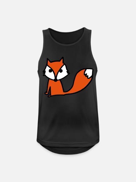 fox - Débardeur respirant Homme - noir