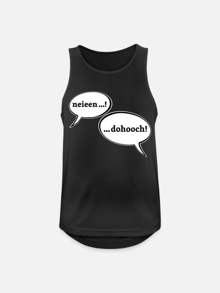 Diskussion - Männer Tank Top atmungsaktiv - Schwarz